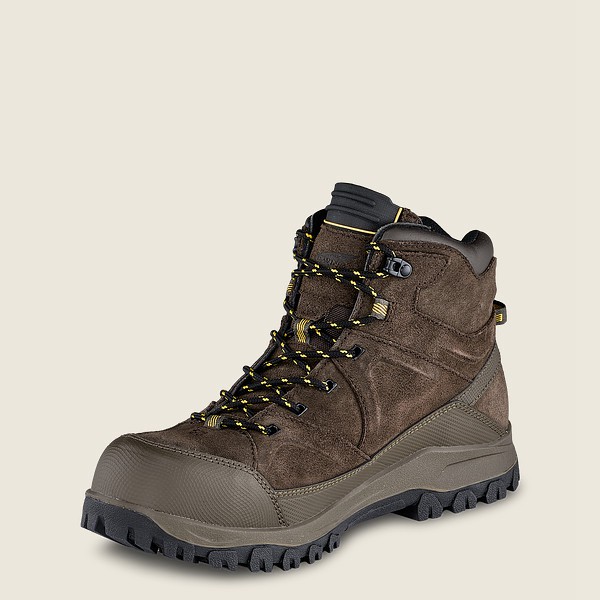 Bottes de Randonnée Red Wing - Trbo - 5-Inch Waterproof Safety Toe - Marron Foncé - Homme 926DXCVOY